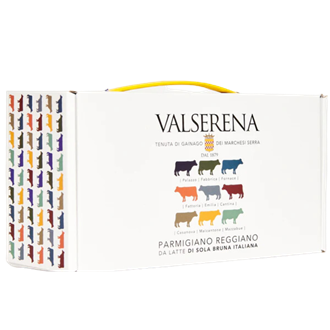 Valserena Parmigiano Reggiano Solo di Bruna - Gift Box 500g 36 month